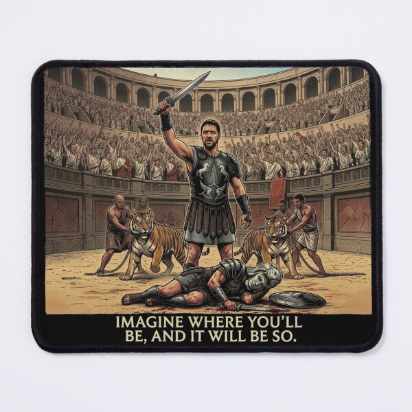 Item preview, "Imagine where you'll be, and it will be so." - Maximus Decimus Meridius designed and sold by Kinetix Sentinel.