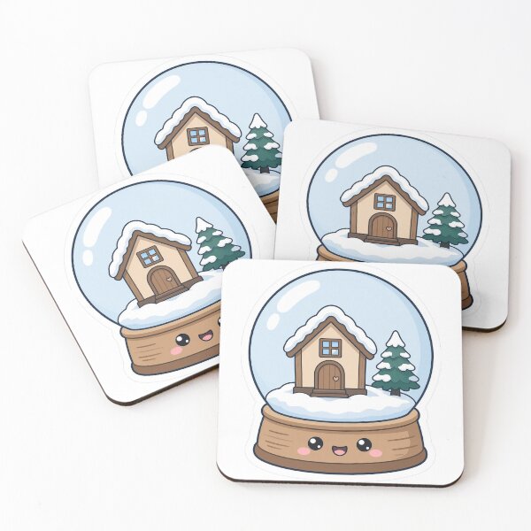 Item preview, Happy Little Snow Globe designed and sold by GNDSW-Sticker.