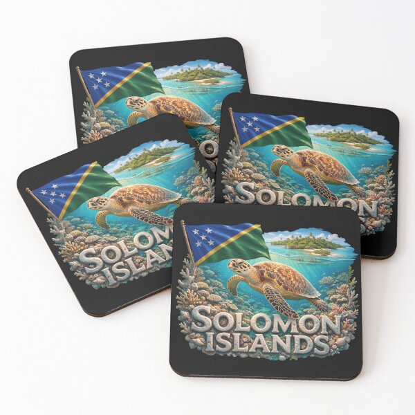 Item preview, Solomon Islands Heritage – Hawksbill Turtle designed and sold by FlagX.