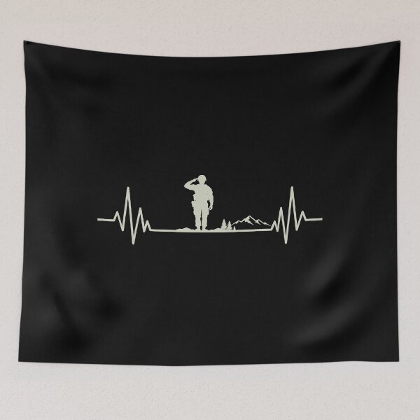 Item preview, Veteran Soldier Salute Silhouette designed and sold by Crunchy-Sante.
