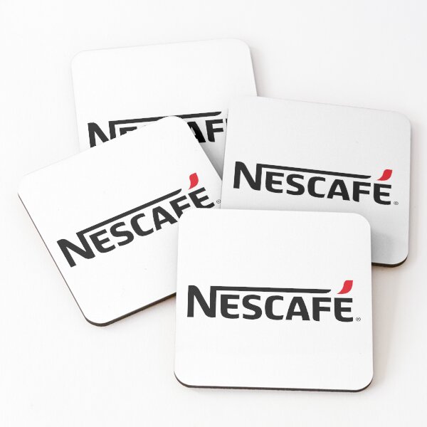 Item preview, Nescafé Coffee Brand Logo Black Text with Red Accent designed and sold by naraw121.
