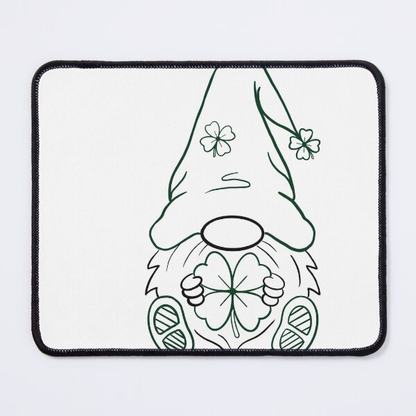 Item preview, cute smiling leprechaun designed and sold by artblonska.