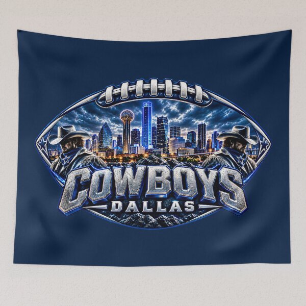 Item preview, Cowboys Football Map designed and sold by bobthesportsguy.