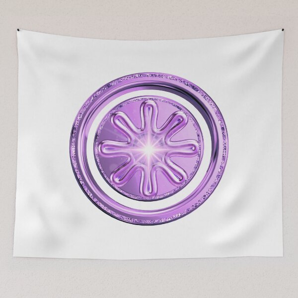 Item preview, Royal Purple Starburst Luxury 3D Geometric Art designed and sold by MinimalAurashop.