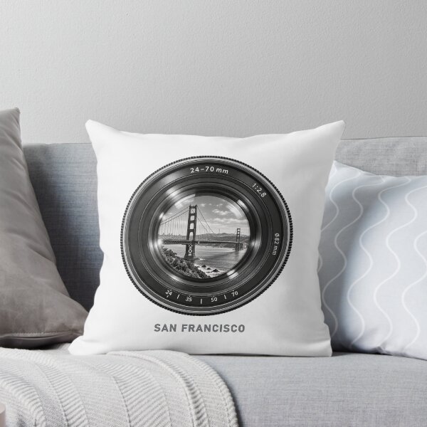 Item preview, San Francisco Black and White Zoom Lens Reflection designed and sold by Numerous-Niches.