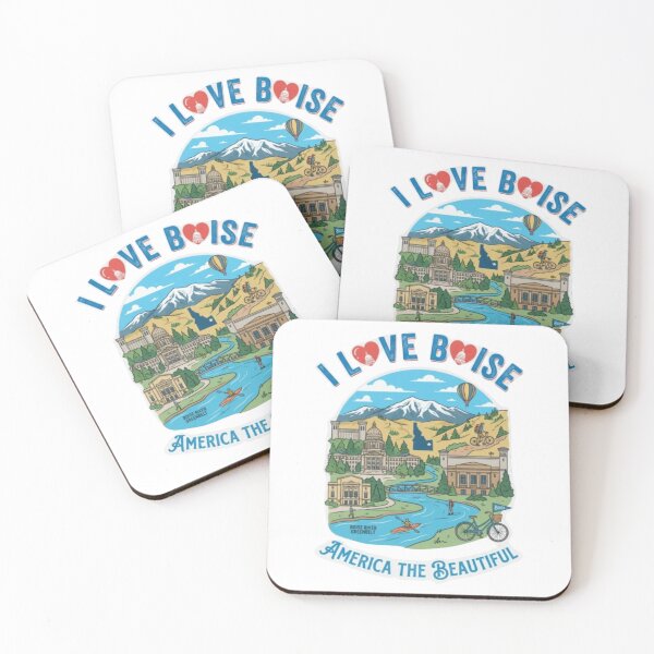 Item preview, Boise Idaho Treasure Valley City Travel Souvenir  designed and sold by Illumine-World.