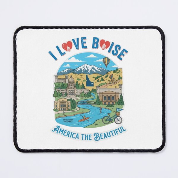 Item preview, Boise Idaho Treasure Valley City Travel Souvenir  designed and sold by Illumine-World.