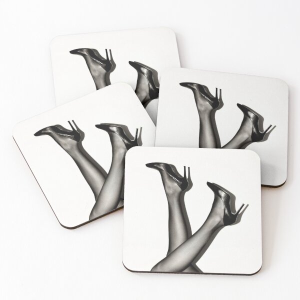 Item preview, Black Heels and Sheer Tights Fashion Editorial designed and sold by cezzarie.