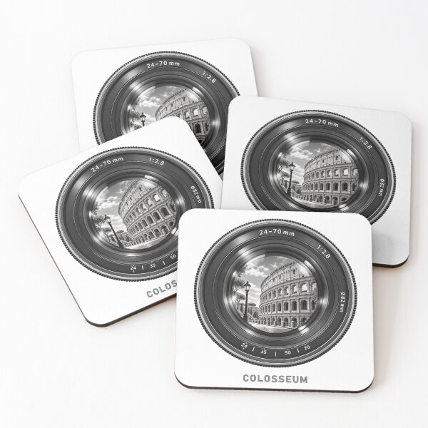 Item preview, Colosseum Black and White Zoom Lens Reflection designed and sold by Numerous-Niches.