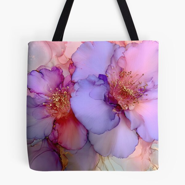 Item preview, Colorful alcohol ink flowers designed and sold by dcrc.