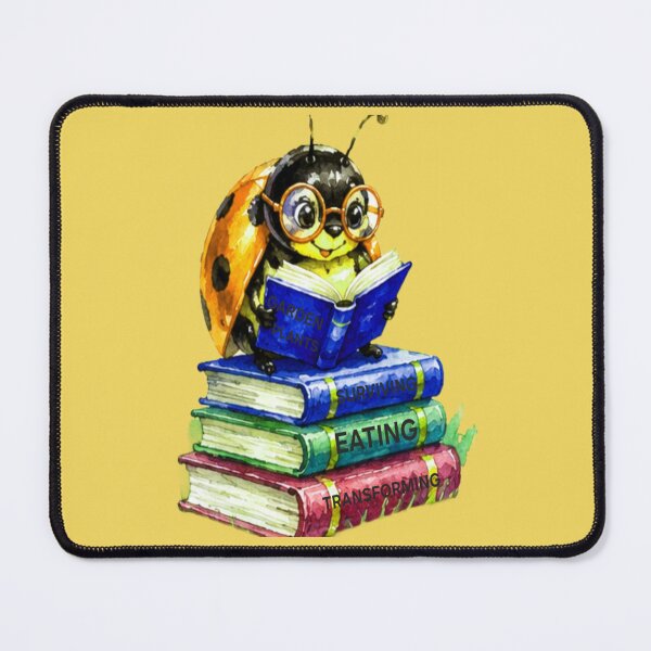 Item preview, Bookworm Ladybug designed and sold by CyndiEpps.