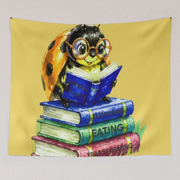 Item preview, Bookworm Ladybug designed and sold by CyndiEpps.