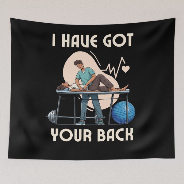 Item preview, I've Got Your Back - Back Pain (Backache) Funny Gifts For Physiotherapist And Chiropractors designed and sold by iX-Physio.