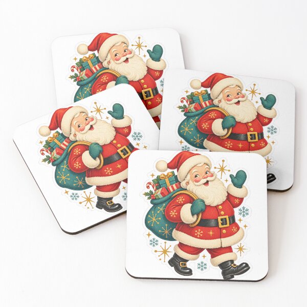 Item preview, Cozy Vintage Santa Claus Christmas Sticker designed and sold by RDcollections.
