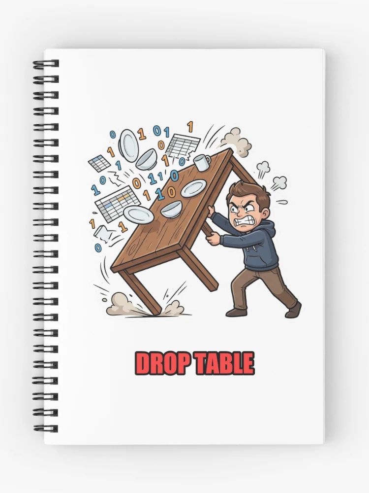 Thumbnail 1 of 3, Journal, Drop Table SQL Database Chaos designed and sold by YNAMREG.