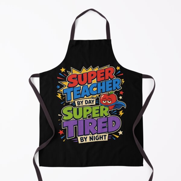 Item preview, Super Teacher By Day Super Tired By Night Funny Teacher Life designed and sold by AlexBestDeals.