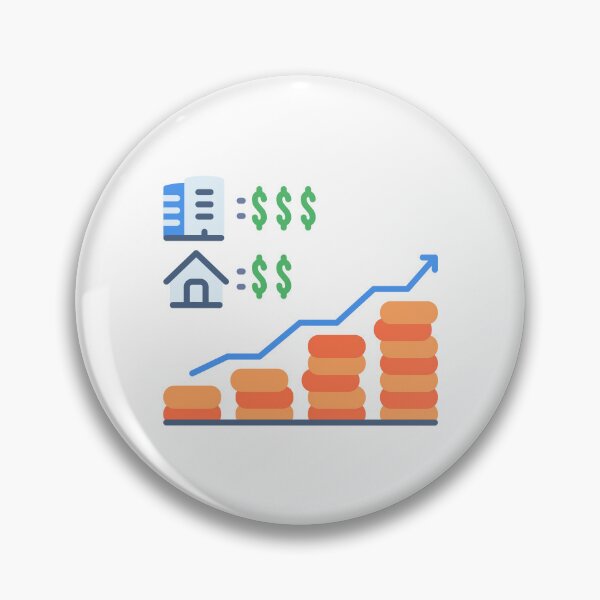Item preview, Sales Growth - Property Market Increase Sticker for Positive Trends designed and sold by Tr Creative Design.