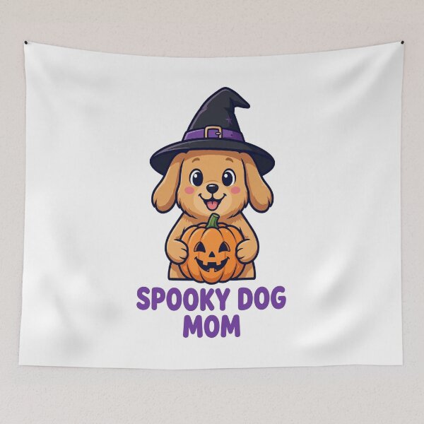 Item preview, Spooky Dog Mom Cute Dog Witch Hat Halloween designed and sold by peakprintsusa.