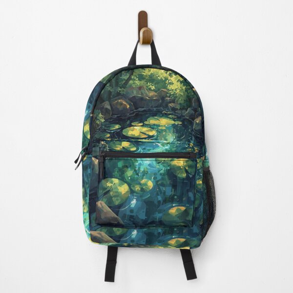Item preview, Sunlit Lily Pond designed and sold by AbstractAnom.