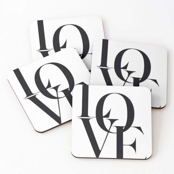 Item preview, Elegant LOVE Typography Black Minimalist Design designed and sold by cezzarie.