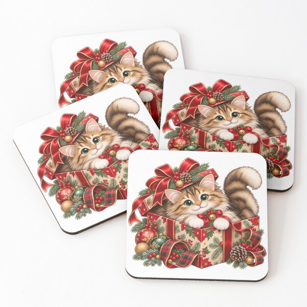 Item preview, Christmas Ornaments Festive Holiday Art designed and sold by Bloomelle Studio.