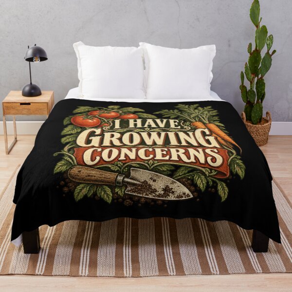 Item preview, Gardening - I Have Growing Concerns designed and sold by Good Mood Foundry.