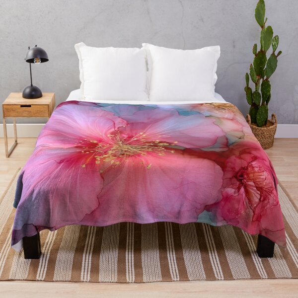 Item preview, Colorful alcohol ink flowers designed and sold by dcrc.