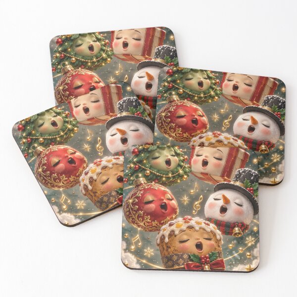 Item preview, Floating Christmas Choir – Whimsical Singing Holiday Characters designed and sold by MetaModel Editions.