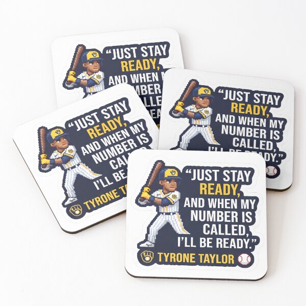 Item preview, Milwaukee Tyrone Taylor Brewers Quote designed and sold by putrineolen.