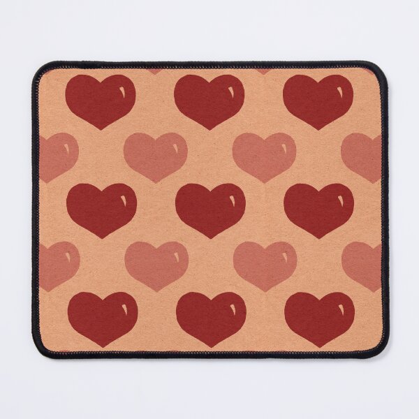 Item preview, Retro Red Pink Valentines Day Romantic Hearts designed and sold by Chatula Print Studio.