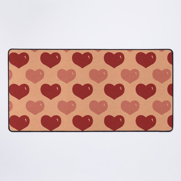 Item preview, Retro Red Pink Valentines Day Romantic Hearts designed and sold by Chatula Print Studio.
