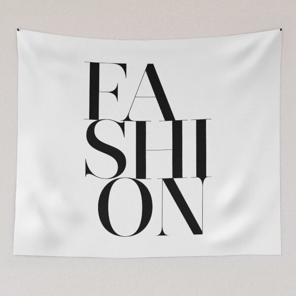 Item preview, Fashion Typography Black and White Editorial Poster designed and sold by cezzarie.