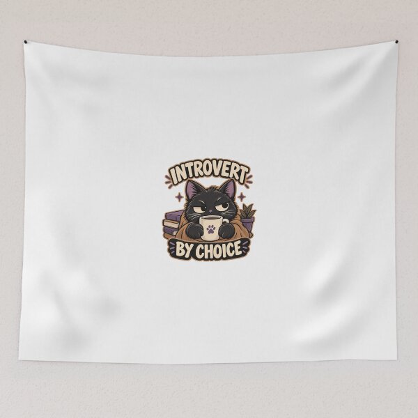 Item preview, Do Not Disturb Cat Recharging Funny Black Cat Design designed and sold by Print-Mingle01.