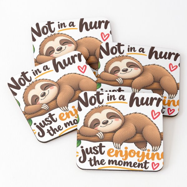 Item preview, Lazy Sloth – Not in a Hurry designed and sold by Th3D3sign3r.
