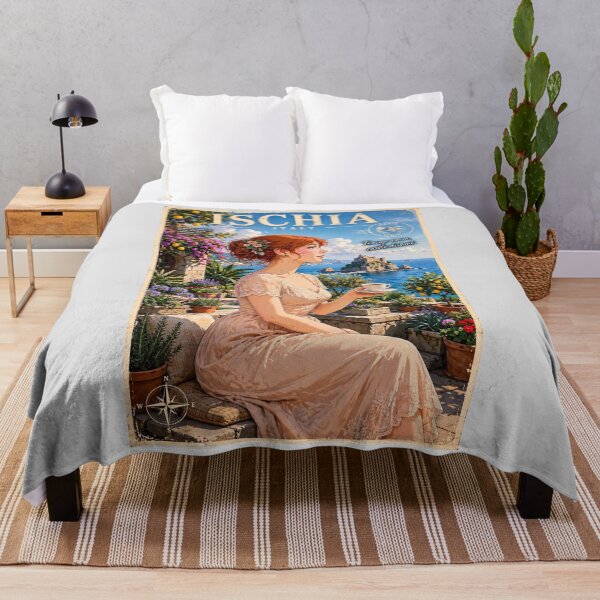 Item preview, Italy — Ischia — Tea in a Mediterranean Garden designed and sold by DibujandoPorfa.