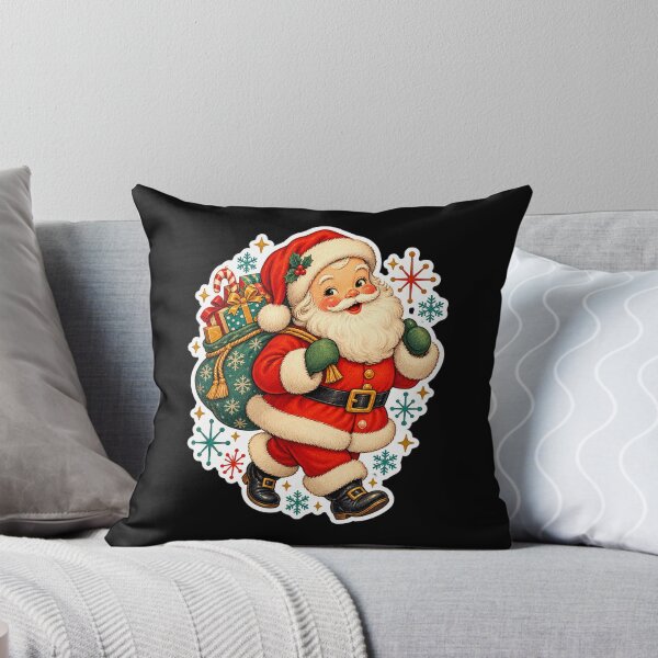 Item preview, Cozy Vintage Santa Claus Christmas Stickers designed and sold by RDcollections.