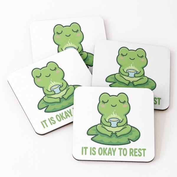 Item preview, It Is Okay To Rest Cute Frog Mental Health designed and sold by peakprintsusa.