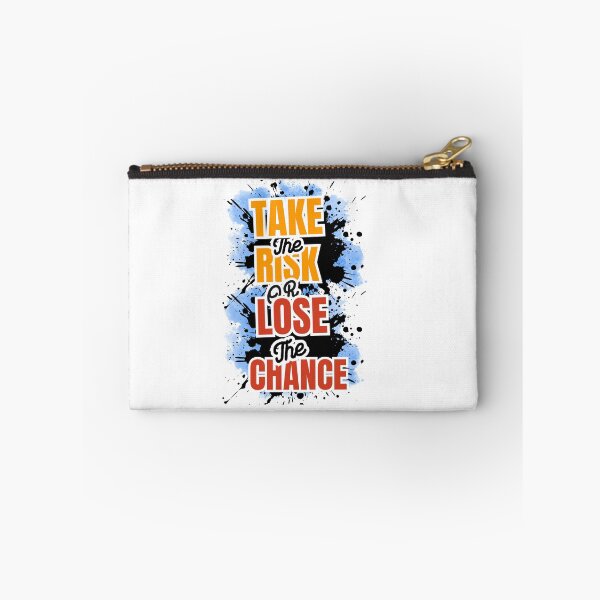 Item preview, Take The Risk Or Lose The Chance - Bold Motivational Typography Design designed and sold by PositiveEcho.
