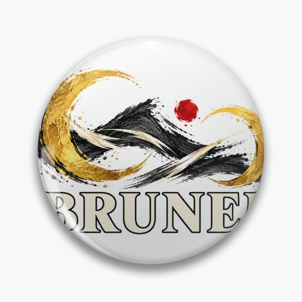 Item preview, Brunei Ink And Foil Crossing designed and sold by aihrgdesign.