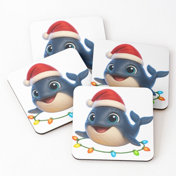 Item preview, Merry Sei Whale Christmas designed and sold by Sillytoe.