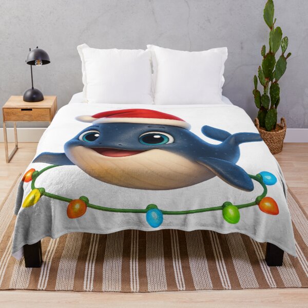 Item preview, Merry Sei Whale Christmas designed and sold by Sillytoe.