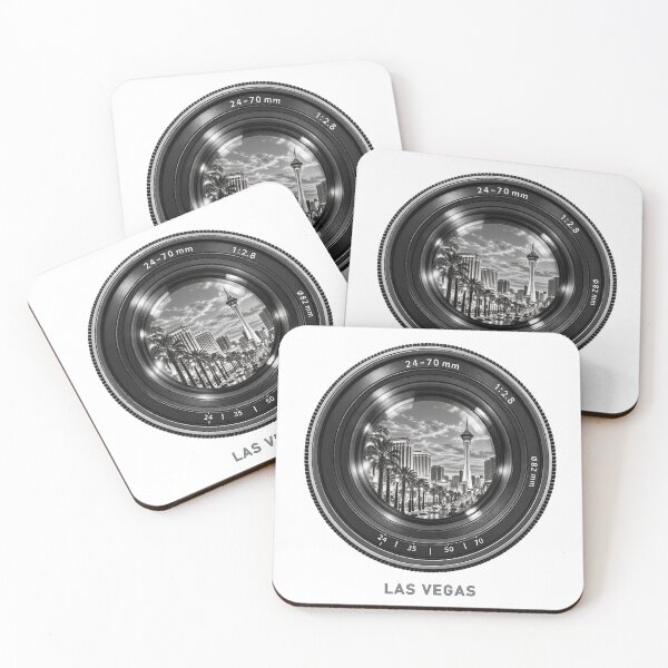 Item preview, Las Vegas Black and White Zoom Lens Reflection designed and sold by Numerous-Niches.