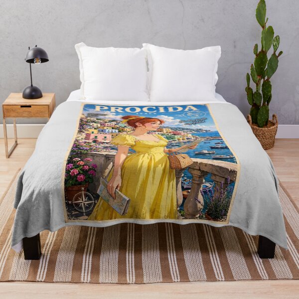 Item preview, Italy — Procida — A Colorful Morning by the Harbor designed and sold by DibujandoPorfa.