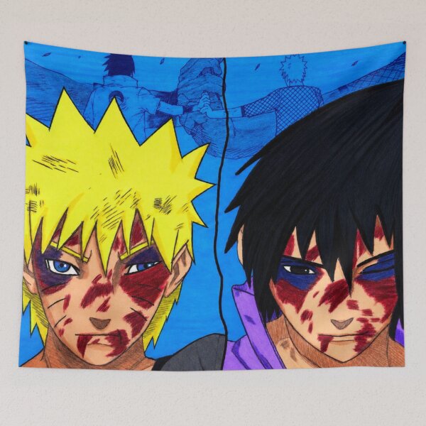 Item preview, Naruto Sasuke Final Battle Reconciliation Seal (FAN ART) designed and sold by Amanda-Drawing.