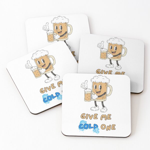 Item preview, Give Me a Cold One - Funny Beer Mug Design designed and sold by CraftyUniverse.