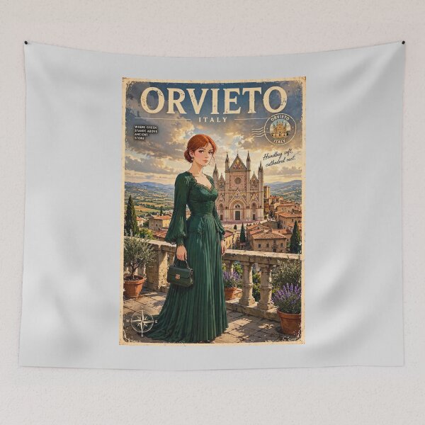 Item preview, Italy — Orvieto — Elegance Above the Valley designed and sold by DibujandoPorfa.
