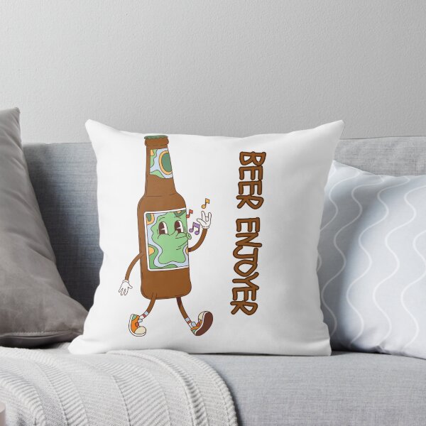 Item preview, Beer Enjoyer - Funny Beer Bottle Cartoon designed and sold by CraftyUniverse.