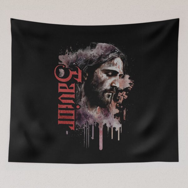Item preview, Jesus Christ Our Savior Christian Faith Art designed and sold by Sachie's Studio.