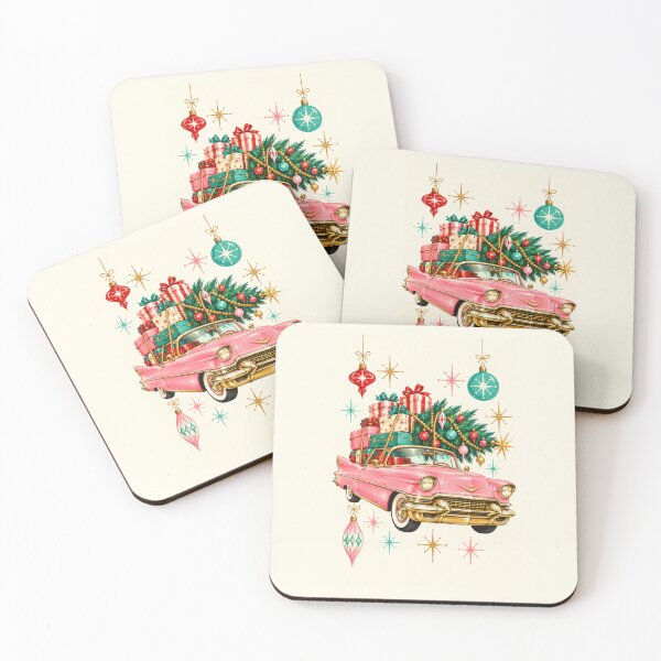 Item preview, Pink Cadillac Christmas Road Trip – Retro Holiday Adventure designed and sold by MetaModel Editions.