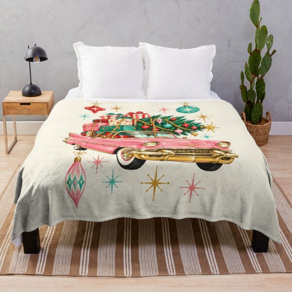 Item preview, Pink Cadillac Christmas Road Trip – Retro Holiday Adventure designed and sold by MetaModel Editions.